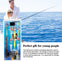 Portable 1.6m/5.24ft Telescopic Spinning Rod and Reel Combo Starter Set for Kids